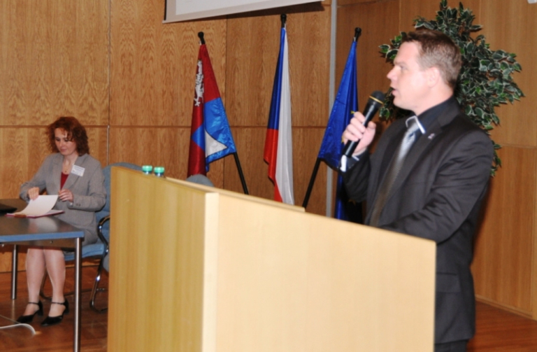 Na konferenci o integraci cizinců vystouipil i radní LK pro sociální věci Pavel Petráček.